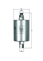 Mahle Kraftstofffilter KL 21 Leitungsfilter FüR Porsche 928 911 944 924 993 964