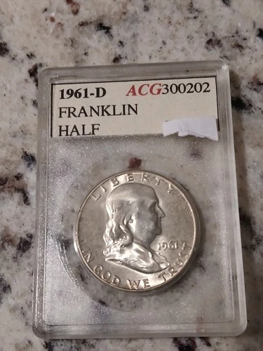 1961 D Franklin Half Dollar Uncirculated