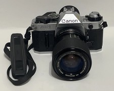 Canon AE-1 Program film camera w/ Strap  35-70mm Vivitar lens AE1 WORKS