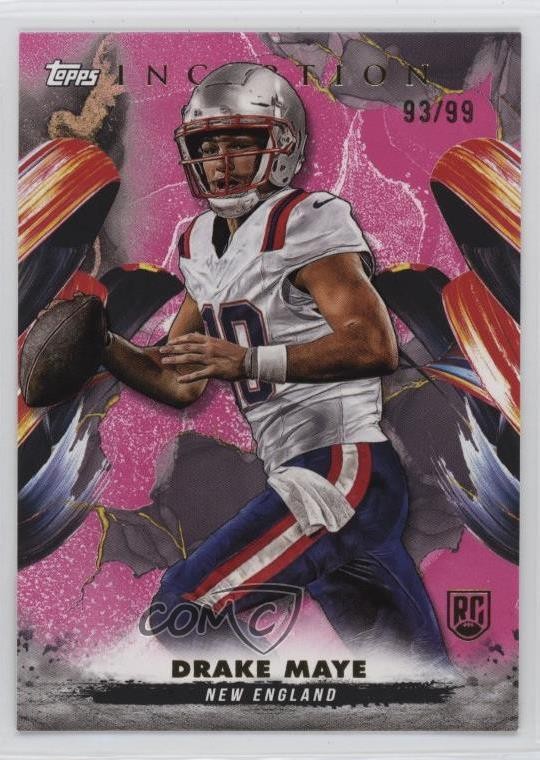 2024 Topps Inception Magenta 93/99 Drake Maye #158 Rookie RC