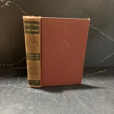 hard times for these times book, by charles dickens, 1868 Hardcover