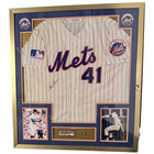 Tom Seaver Autographed-Signed & framed Mitchell & Ness NY Mets Jersey  - JSA — photo 1