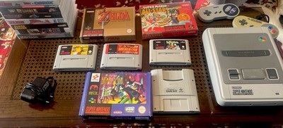 Nintendo Super Nintendo SNES Konvolut Konsole Super Game Boy Mario Zelda Ovp Cib