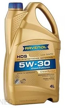 Fits RAVENOL OLEJE 1111121-004-01-999 5W-30 4L HDS CLEANSYNTO RAVENOL ⭐UK Stock⭐