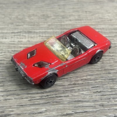 Matchbox Superfast 1975 No 1 Dodge Challenger Lesney Red England No Top