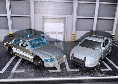 Lot Of 2 Matchbox Ford ‘06 Crown Vic & ‘16 Custom Unmarked Interceptor NLFFP 164