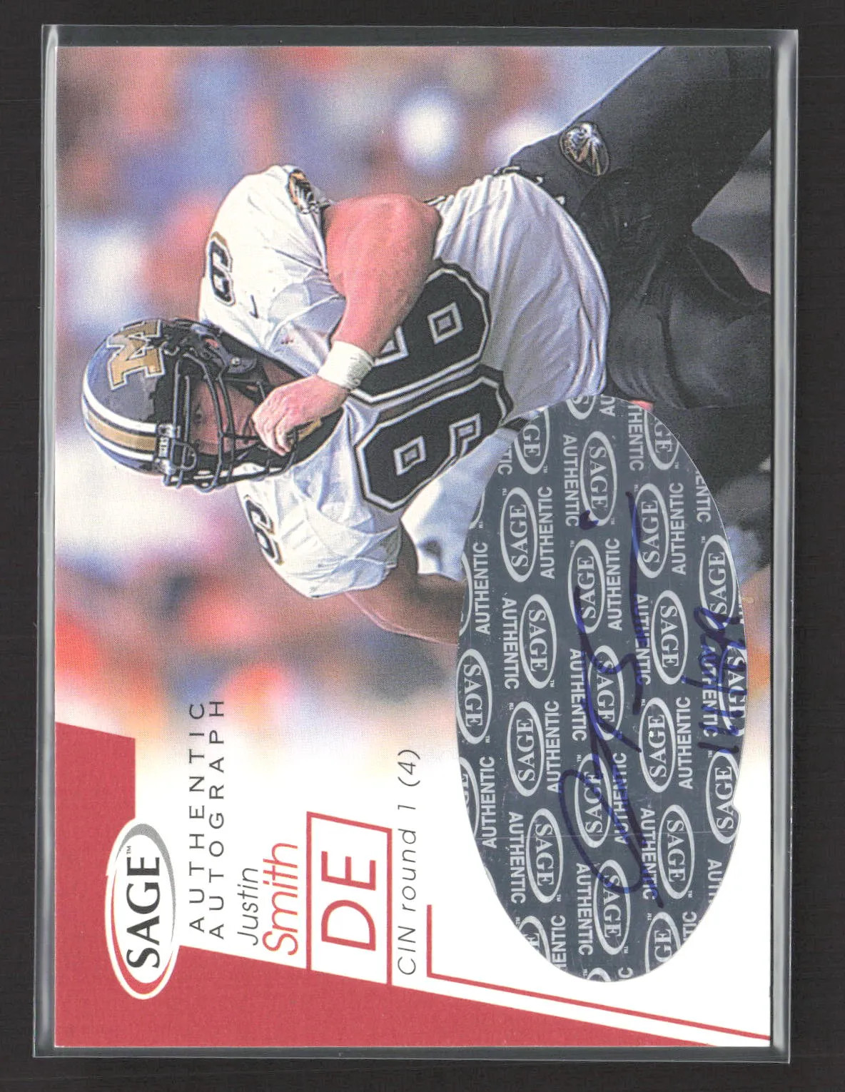 Justin Smith SA-GE Autographs #A40 Base