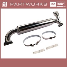 Endschalldämpfer für PORSCHE 964 Carrera Auspuff Endtopf Edelstahl