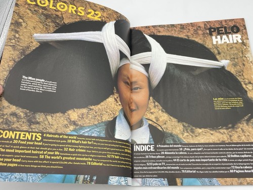 Vintage 1997 COLORS Magazine 22: HAIR/PELOS Benetton Collectible - Bild 5 von 8