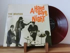 The Beatles A Hard Day's Night Red Vinyl Japan LP OP-8147 Stereo YEX-126/127 EX
