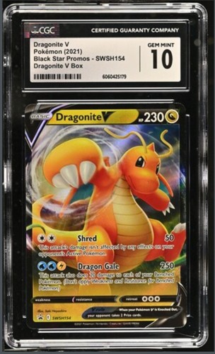 Dragonite V graded CGC 10 for sale on eBay