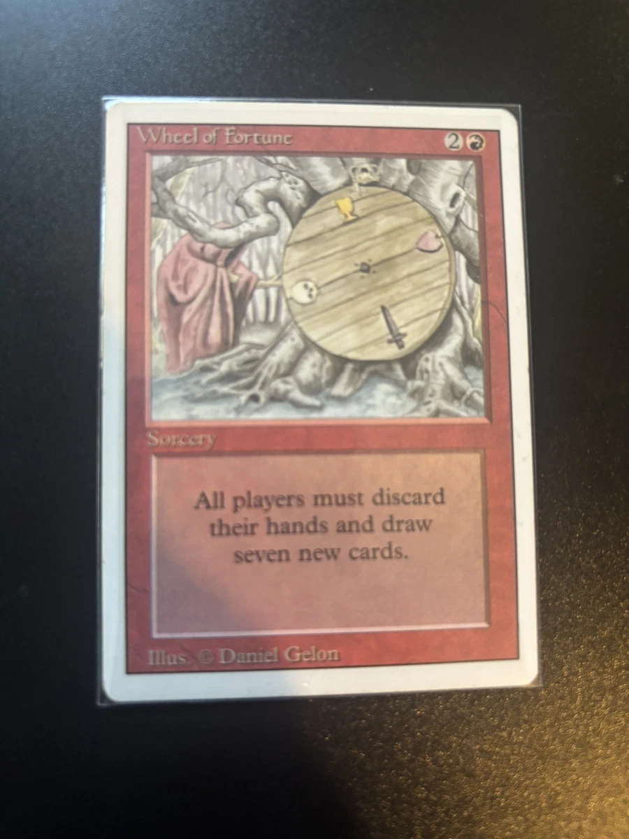 Wheel Of Fortune In Individual Magic: The Gathering Cards for sale