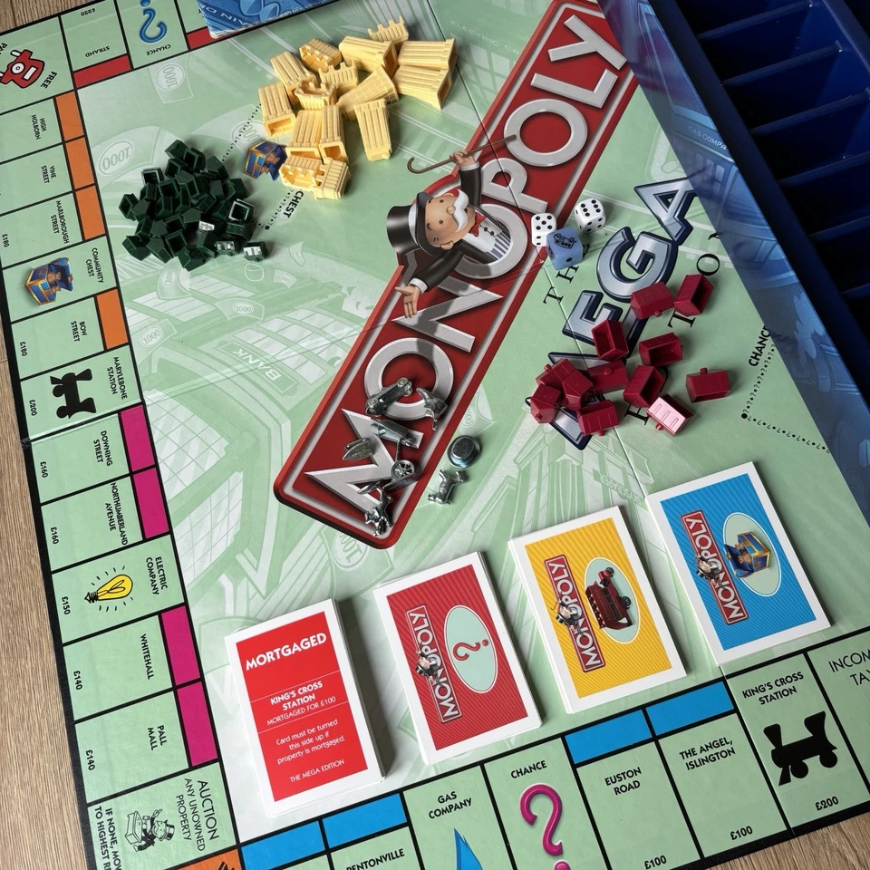 Monopoly The Mega Edition Board Game - Hasbro/2015 - 100% Complete - Image 2 of 4