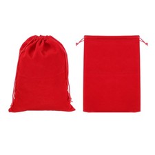 Headphone Bag, 2 Pcs 9.06x6.69 Inch Headset Carrying Pouch Red