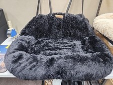 NEW PelsBarn Safety Protecting Car Bed For Dogs-Black Size XL