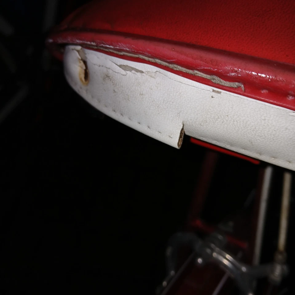 Huffy 自行车 运动员 1965 西尔斯 3 速 非常好 美丽 红色 N 白色 男孩 — 第 3/4 张图片