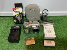 Nikon COOLPIX 3100 3.2MP Digital Camera Bundle Battery, Charger, Case, GB Tested