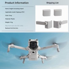 Heightened Landing Gear Mount Protective Cover Bracket for DJI Lito 1 X1 Drone