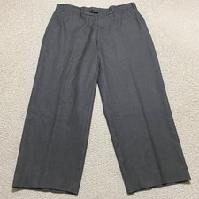 Lauren Ralph Lauren Mens 34x32 Dress Pants Gray Straight Pleated Business Office