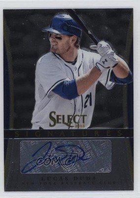 2013 Panini Select Signatures Lucas Duda #LD Auto b4d