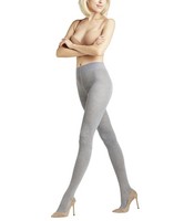 Falke Damen Strumpfhose Family W TI Baumwolle Einfarbig 1 StüCk, Grau (Greymix