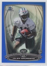 2014 Bowman Chrome Blue Refractor 59/199 Jalen Saunders #159 0l2