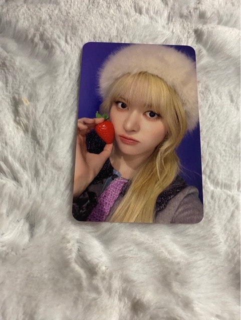 NMIXX 1ST BLUE VALENTINE OFFICIAL makestar FAN SIGN EVENT 사랑에 빠진 엔믹스 PHOTOCARD