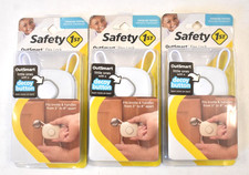 Lot of 3 Safety 1st OutSmart Flex Lock Baby Child Lock White 3" to 8" HS271