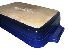Le Creuset Classic Baker Rectangular Baking Dish Indigo Cobalt Blue Model 12-32