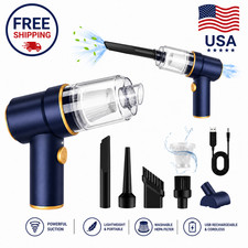 Handheld Car Vacuum Cleaner 9000Pa Cordless Air Duster USB Rechargeable 120W