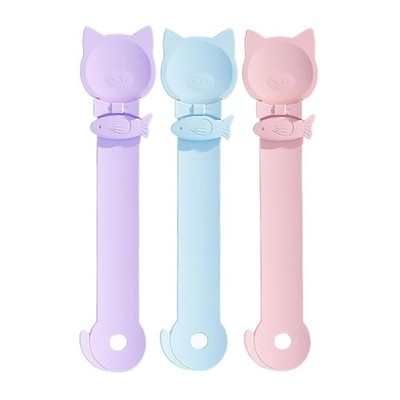 MultiFunction Long Handle Pet Spoon for Cats Squeeze Treat Wet