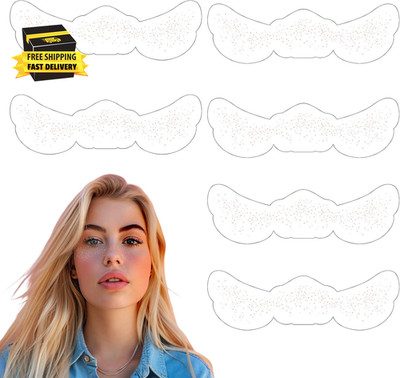 6Pcs Light Pink Glitter Freckle Tattoo for Face, Waterproof Fake Freckles Tempor
