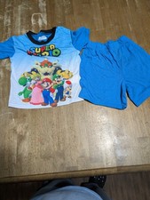 Super Mario Bros Pajamas Set 4t