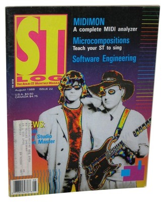 Atari ST Log August 1988 Magazin Buch Ausgabe #22