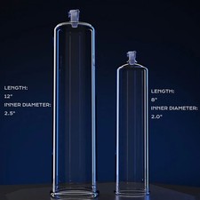 Vacuum Cylinder for Male Enlarger Penis Pump 8 12 Inch with Female Valve