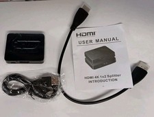 1 In 2 Out Portable HDMI Splitter 4K 1X2