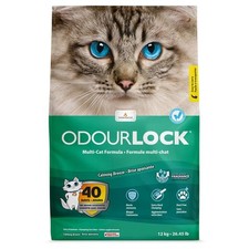 ODOURLOCK Calming Breeze Scent Extremely Absorbent Clumping Cay Cat Litter 12kg 2.33 per kilo