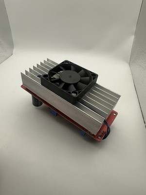 DC-DC Step-Up Boost Converter Module CV/CC 10 60V In, Adjustable Output w/ Fan