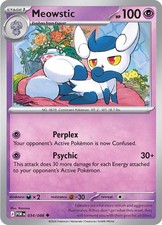 Meowstic Non Holo Uncommon 034/088 Pokémon ME03: Perfect Order Pokémon Card