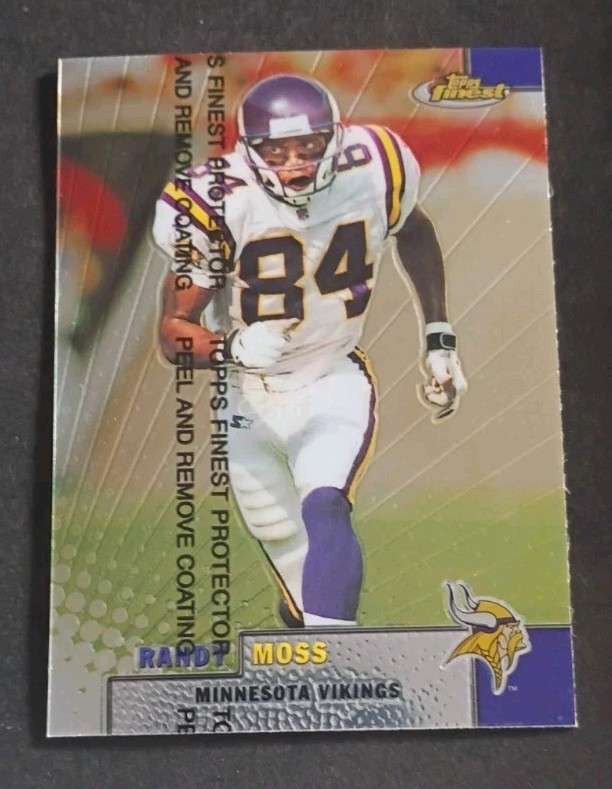 1999 Topps Finest - Randy Moss #50 With Protective Coating