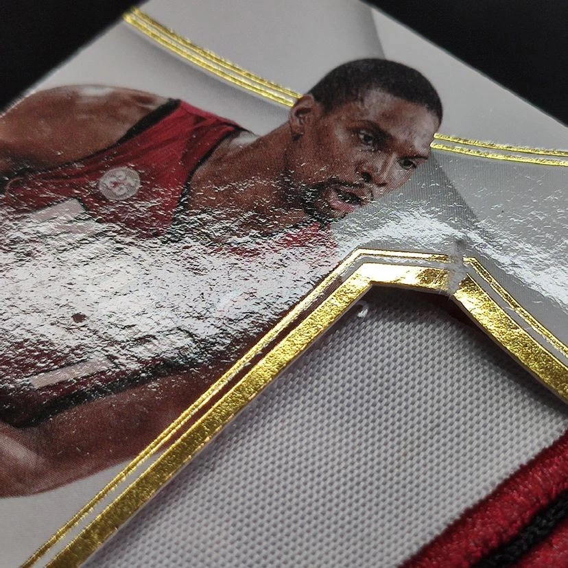 2012-13 Panini Immaculate Chris Bosh Jumbo SICK Game Worn Premium Patch Auto /75 - Image 3 of 3