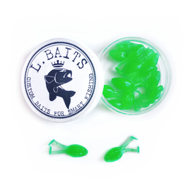LBAITS L.BAITS FROG 1.5'' Soft Handmade Scent Salty Jig Rockfish Lure #115