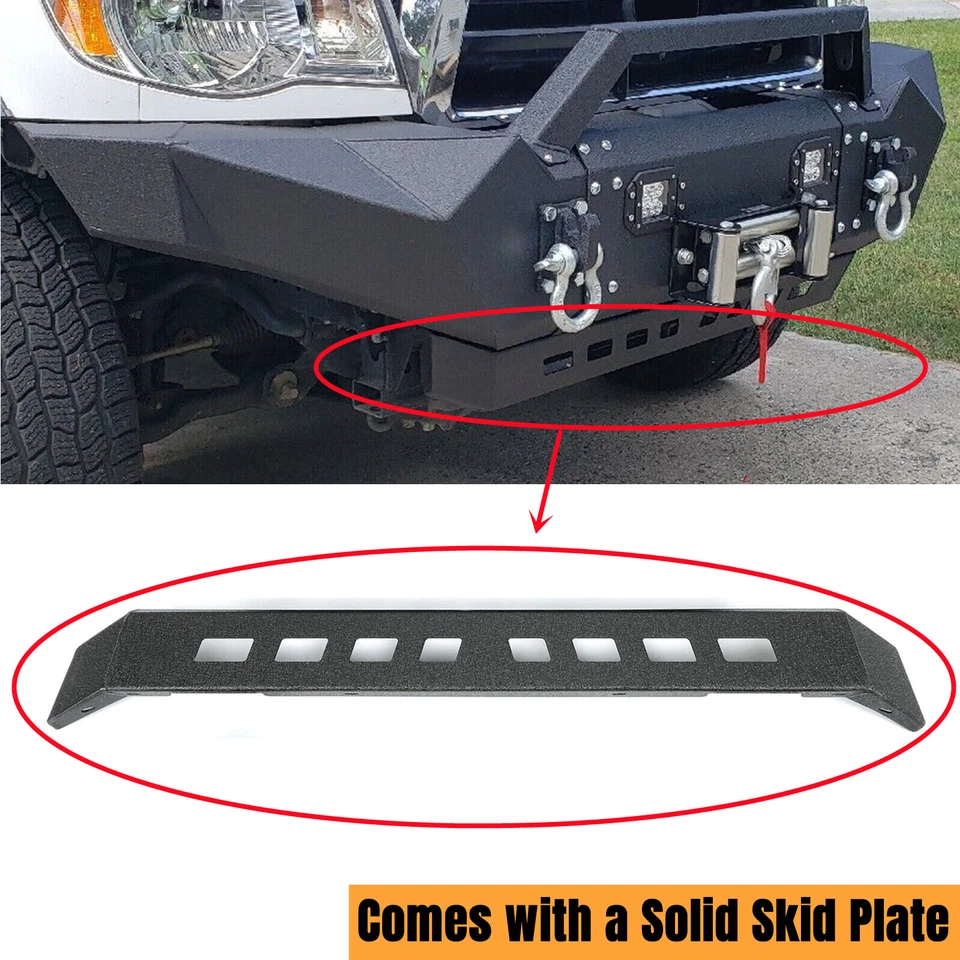 For Toyota Tacoma 2005-2015 New Steel Front Bumper with Winch Plate & LED Lights - Image 4 of 4