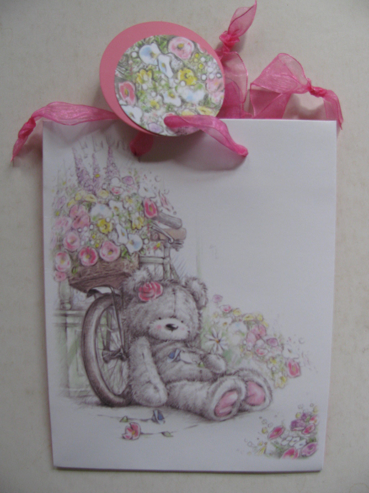 Gift Bags Various Design Small Size Butterflies Roses Teddy Bears Tags Giftbags
