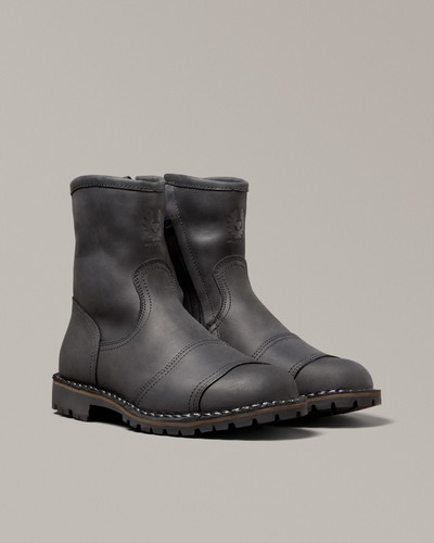 Belstaff Duration kurze wasserdichte Leder Motorradstiefel - schwarz - Bild 2 von 3