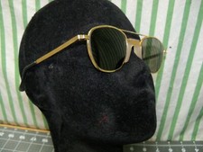 NEW Old Stock Vtg 60's Sellstrom Safety Sun Glasses Gray Welding USA 750 Gold