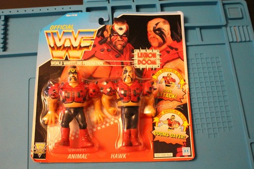 Official WWF, 1991 MOC Hasbro Legion Of Doom On Bl...