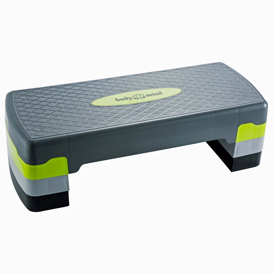 Aerobic Step Elite Steppbrett Fitness Stepper-Brett + Antirutsch-Matte; 3-Höhen - Bild 2 von 4