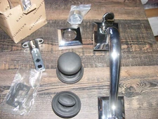 Baldwin Madison Sectional Single Cylinder Keyed Entry Handleset Chrome/Black