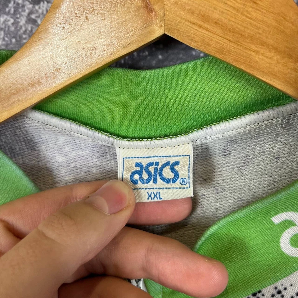 Jersey Asics Ciclismo Sobreimpresión Vintage Multicolor Talla XXL Foto 3 de 4
